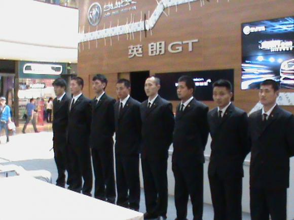 我公司對別克發布會進行保鏢任務